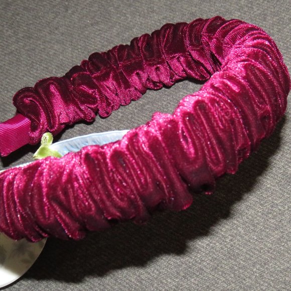Antonio Melani Nicola Bathie Wine Velvet Alexandra Headband NWT main image 4
